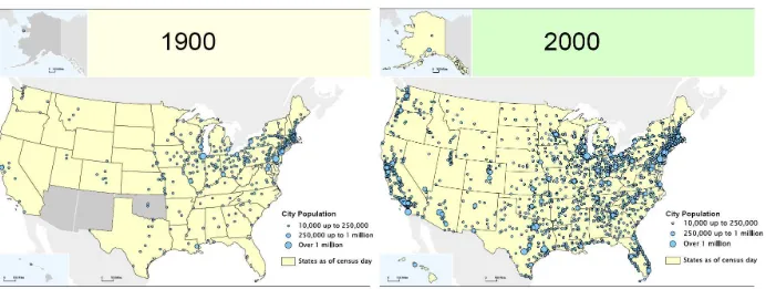 Figure 1. US Cities by Population Size 
