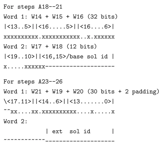 Fig. B-2. The 51 neutral bits regrouped by the ﬁrst state where they start to interact