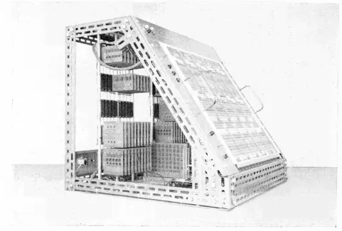 Fig. 10 — View of the total instrument housed in a provisorial cai 