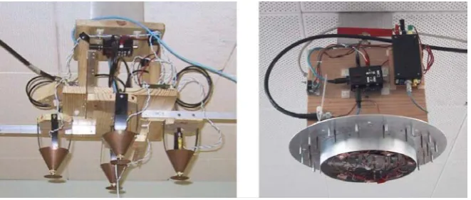 Figure 6 schematically shows an nthe omnidirectional and directional arrays, respectively) with associated low noise amplifiers and RF switch