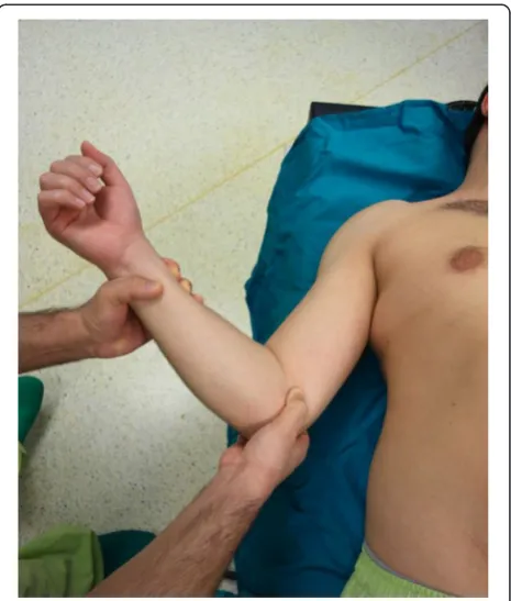 Fig. 1 Position of the patient in Kocher’s technique