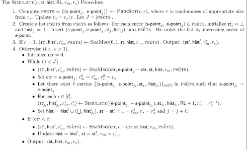 Figure 1: The cost-based content oblivious simulator Simulate