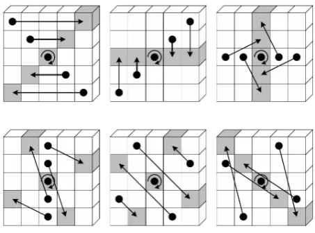 Fig. 3: π applied to a slice. Note that x = y = 0 is depicted at the center of the slice.