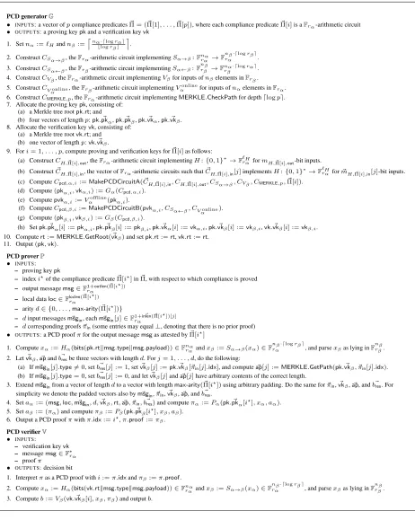 Figure 15: Construction of a multi-predicate PCD system.