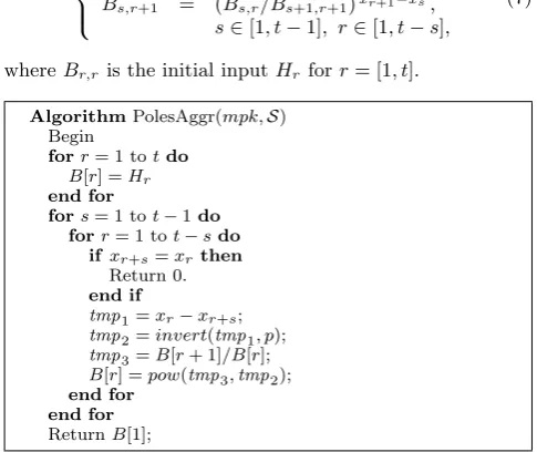 Figure 4: The poles-based aggregation function.