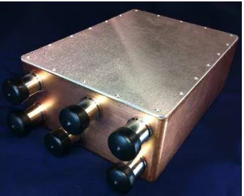 Fig. 14. Simulated and measured (a) transmissions and (b) isolation of the dual-band combiner