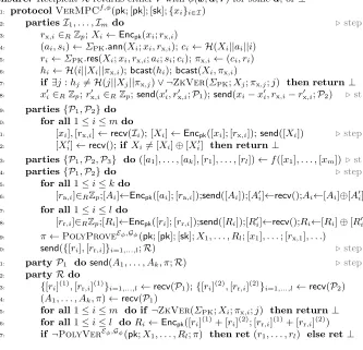 Fig. 3. VerMPC protocol with three workers