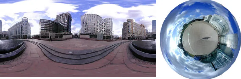 Figure 1: Panoramic Image from MIT City Scanning Project 