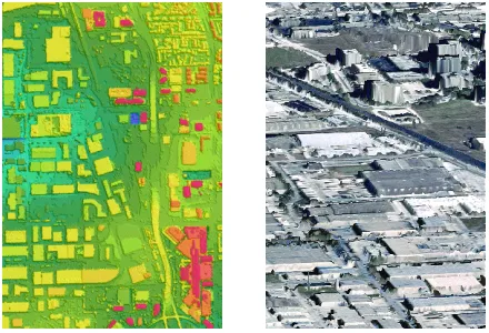 Figure 3: LIDAR-Based City Models (http://www.globalgeodata.com/bldgdata.html) 