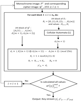 Figure 1. Flowchart of the chosen plain-text attack 
