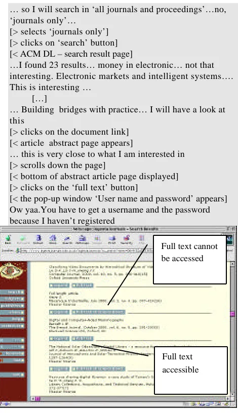 Figure 2: users did not understand the difference between thetwo sources of full text