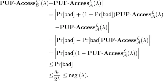 Fig. 5 This construction is PUF-Access-unpredictable but notFull-Access-unpredictable.