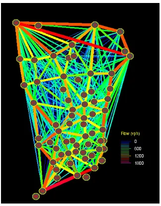Figure 10: t-ODs and actual ODs across the network for 7:00-9:00 