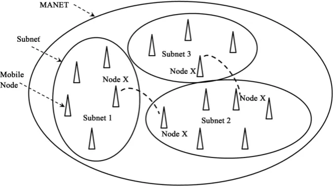 Figure 1. MANET architecture.                                                      