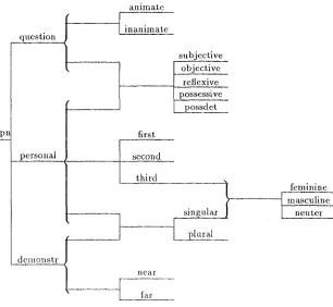 Figure 1: A pronoun network for English 