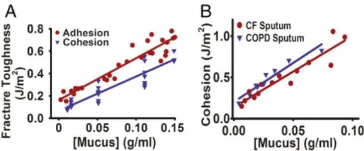 Fig. 6. Therapeutic treatments to reduce mucus adhesion/cohesive interac- interac-tions
