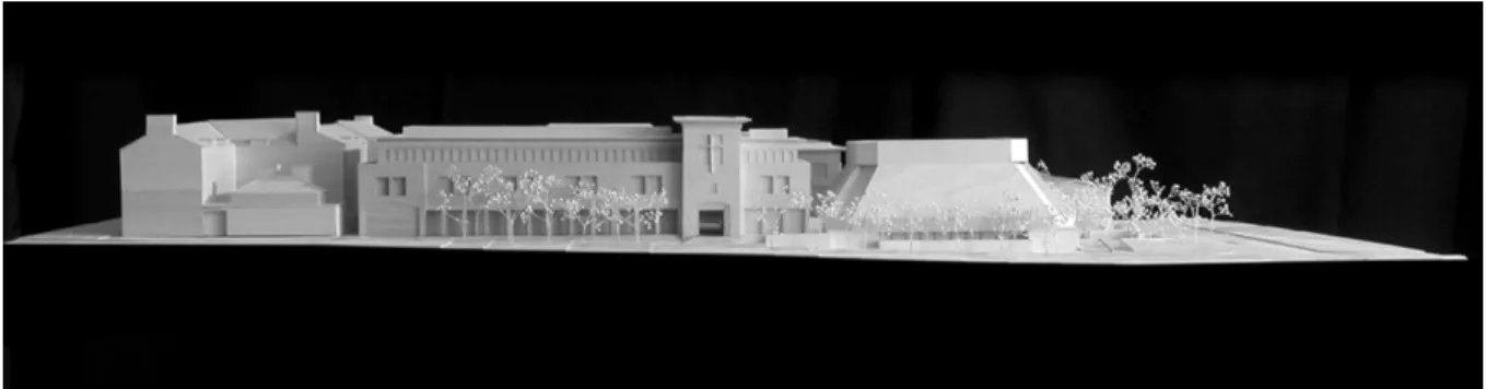Figure 1. Channing Way Elevation, First Presbyterian Church of Berkeley 