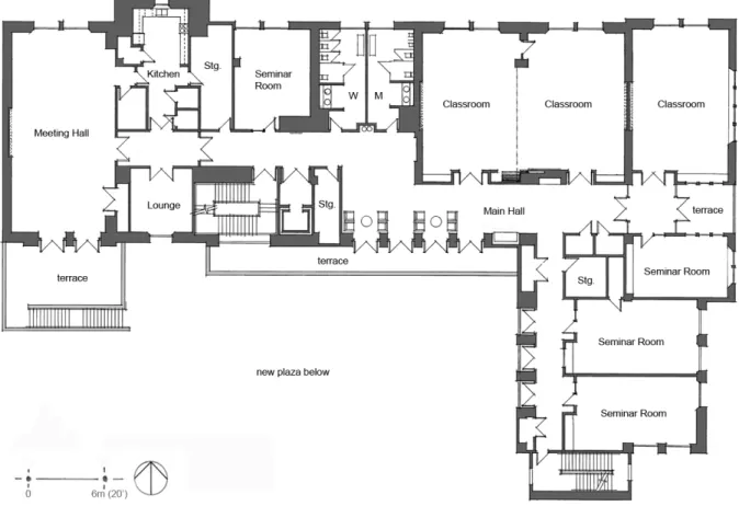 Figure 5. Second Floor Plan, Geneva Hall  