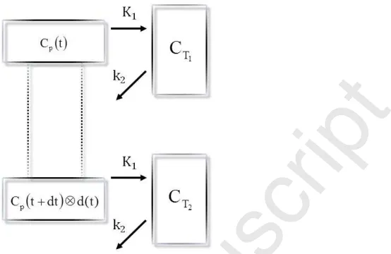 Fig. 2Accepted Manuscript. Schematic diagram of a single-tissue model at 2 different target regions
