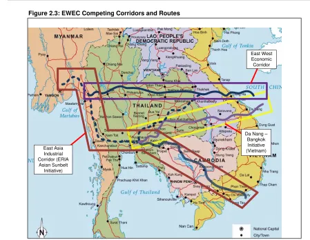 Figure 2.3: EWEC Competing Corridors and Routes 