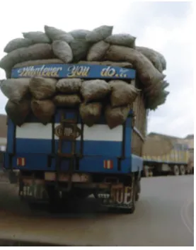 Figure 4.2 – Overloaded vehicles are often responsible for structural damage to the road structure (photo courtesy: P
