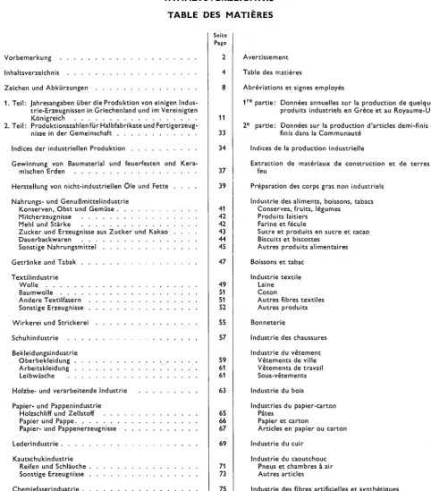 TABLE DES MATIÈRES 