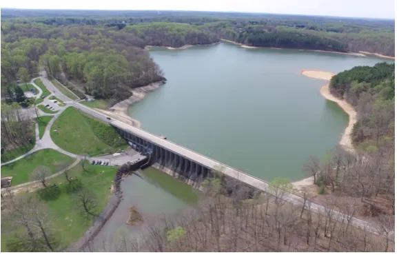 Figure 1. The Brighton Dam. 