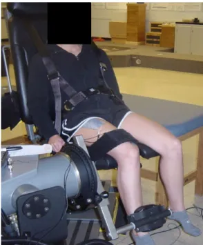 Figure 6.  Quadriceps Function Setup 