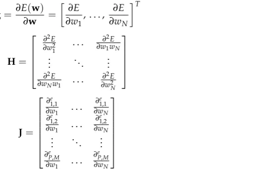 Table 5. Updating rule parameters.