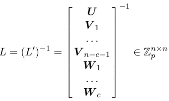 Fig. 2. Blockwise inversion formula