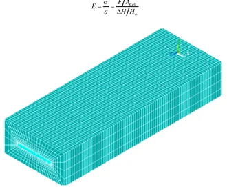 Figure 8. Finite element macroscopic model of RVEs with 5 vol% graphene-PMMA [100].           