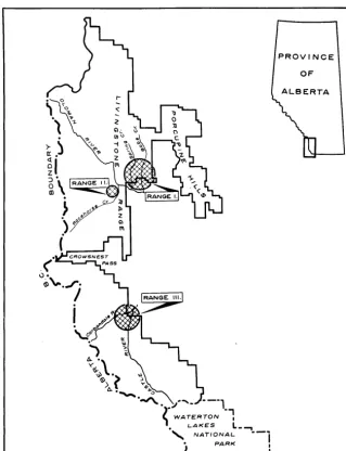 FIGURE 1. Crowsnest Forest Reserve 