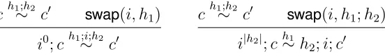 Figure 12: ≈ predicate for switching instructions