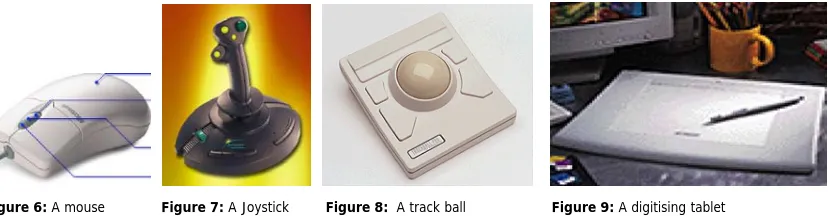Table 3: Factors that determine the effectiveness of a pointing device.