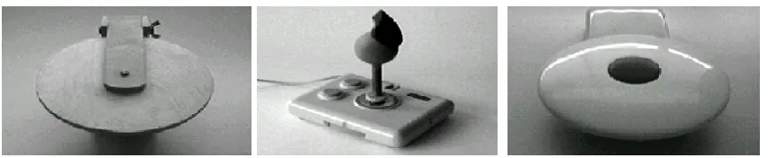 Figure 23:  Version one of the Turntable. The turntable device utilised an analogy with the potter’s wheel
