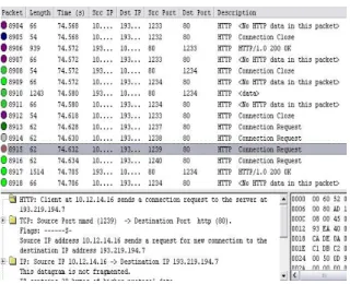 Figure 5. Main form of the Distinct Network  Monitor 