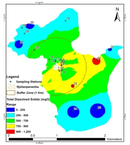 Figure 10. Groundwater vulnerability map of the study area.                                
