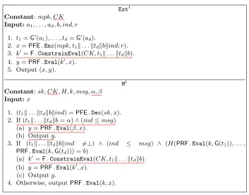 Fig. 4 The circuits Ext1 and M1.