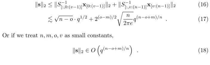 Figure 1 shows pseudocode for the algebraic-lattice hybrid attack algorithm.
