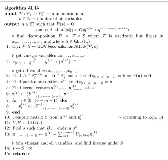 Fig. 1. Algebraic-lattice hybrid attack.