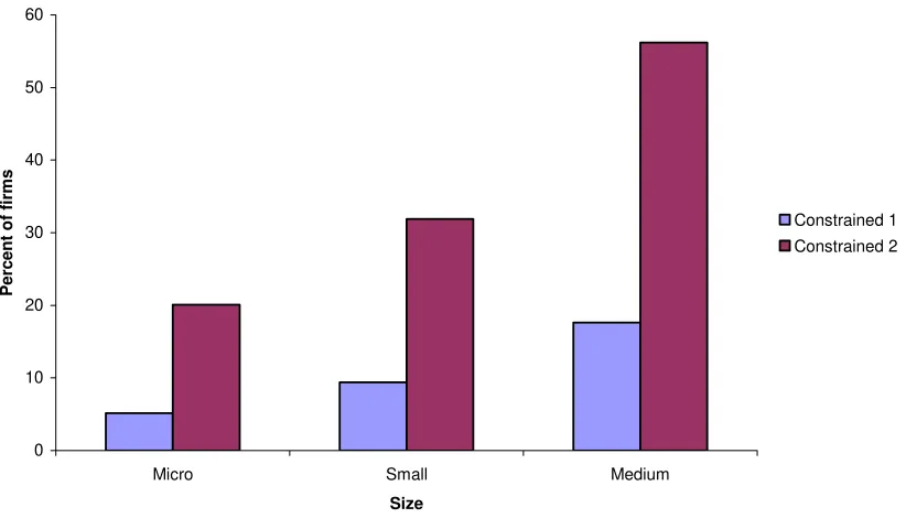 FIGURE 2: CREDIT CONSTRAINED SMES BY SIZE CATEGORY 