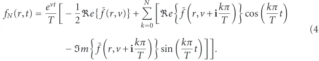 Table 5.1. Values of the constants.