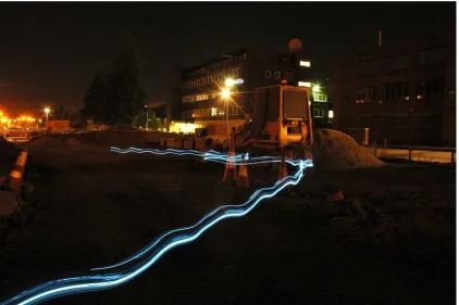 Figure 5: Image taken from experiments in light exposure.  [Photo: David Shearing] 