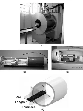 Figure 2. (a) Employed MRI system, (b) empty case of radiofrequency wireless transceiver 