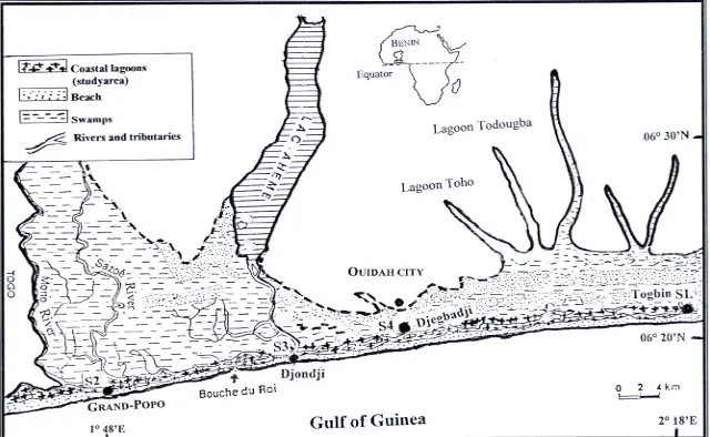 Figure 1ha of mangrove and extended on about 130 km. The cli- 