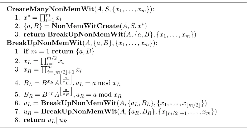 Figure 2: Distributed and stateless accumulator functions.