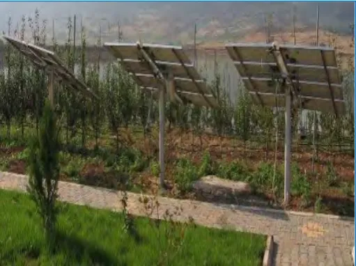 Figure 2.4: Dam Lake and solar panel for BLDC- 1[6]. 