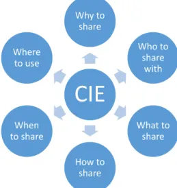 Figure 2. The 5 Ws and 1 H of CIE policy.