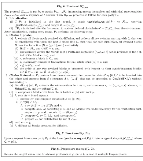 Fig. 6. Protocol Πmpc-pow