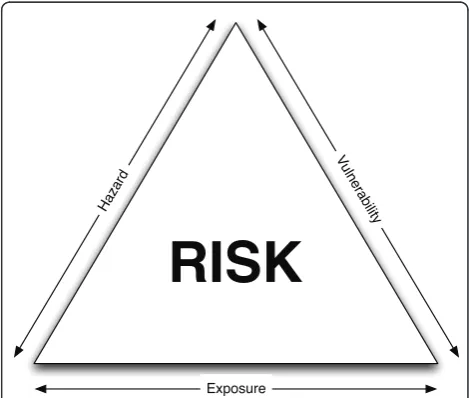 Figure 1 Crichton’s risk triangle (from [73] and [75]).